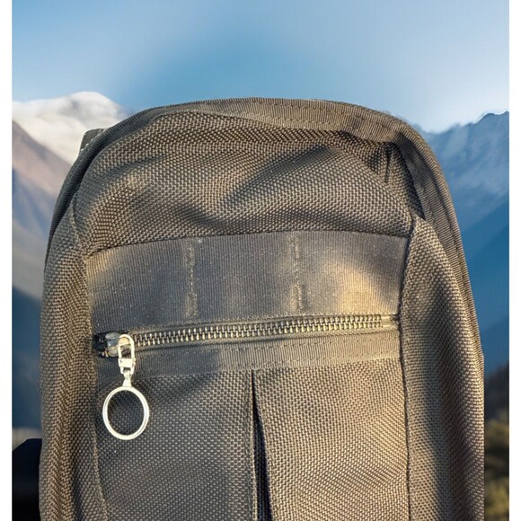 PORTER HEAT SLING SHOULDER BAG Nylon Leather Black Good Used Condition - Picture 2 of 16